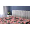 Ambesonne Floral Fitted Sheet, Valentine’s Day Romantic Concept Watercolor Hydrangeas Roses Birds, Decorative Soft Bedding All-Round Elastic Pocket, California King, Soft Pink Pistachio Green(Pastel Pink Forest Green)