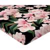 Ambesonne Floral Fitted Sheet, Valentine’s Day Romantic Concept Watercolor Hydrangeas Roses Birds, Decorative Soft Bedding All-Round Elastic Pocket, California King, Soft Pink Pistachio Green(Jade Green and Pastel Pink)