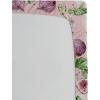 Ambesonne Floral Fitted Sheet, Valentine’s Day Romantic Concept Watercolor Hydrangeas Roses Birds, Decorative Soft Bedding All-Round Elastic Pocket, California King, Soft Pink Pistachio Green(Fern Green Lilac and Blush)