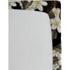 Ambesonne Floral Fitted Sheet, Valentine’s Day Romantic Concept Watercolor Hydrangeas Roses Birds, Decorative Soft Bedding All-Round Elastic Pocket, California King, Soft Pink Pistachio Green(Sage Green and Off White)