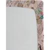 Ambesonne Floral Fitted Sheet, Valentine’s Day Theme Vintage Style Romantic Roses Pattern Plot, Decorative Soft Fabric Bedding All-Round Elastic Pocket, Twin Size, Dark Fuchsia and Slate Blue(Sand Brown and Pale Teal)