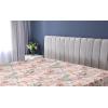 Ambesonne Floral Fitted Sheet, Valentine’s Day Theme Vintage Style Romantic Roses Pattern Plot, Decorative Soft Fabric Bedding All-Round Elastic Pocket, Twin Size, Dark Fuchsia and Slate Blue(Sand Brown and Pale Teal)