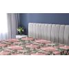 Ambesonne Floral Fitted Sheet, Valentine’s Day Theme Vintage Style Romantic Roses Pattern Plot, Decorative Soft Fabric Bedding All-Round Elastic Pocket, Twin Size, Dark Fuchsia and Slate Blue(Dried Rose Olive Green)