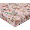 Ambesonne Floral Fitted Sheet, Valentine’s Day Theme Vintage Style Romantic Roses Pattern Plot, Decorative Soft Fabric Bedding All-Round Elastic Pocket, Twin Size, Dark Fuchsia and Slate Blue(Sand Brown and Pale Teal)