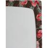 Ambesonne Floral Fitted Sheet, Valentine’s Day Theme Vintage Style Romantic Roses Pattern Plot, Decorative Soft Fabric Bedding All-Round Elastic Pocket, Twin Size, Dark Fuchsia and Slate Blue(Coral Blush and Brown)