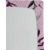 Ambesonne Floral Fitted Sheet, Valentine’s Day Theme Vintage Style Romantic Roses Pattern Plot, Decorative Soft Fabric Bedding All-Round Elastic Pocket, Twin Size, Dark Fuchsia and Slate Blue(Soft Pink and Dark Grey)