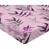 Ambesonne Floral Fitted Sheet, Valentine’s Day Theme Vintage Style Romantic Roses Pattern Plot, Decorative Soft Fabric Bedding All-Round Elastic Pocket, Twin Size, Dark Fuchsia and Slate Blue(Soft Pink and Dark Grey)