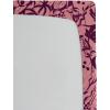 Ambesonne Floral Fitted Sheet, Valentine’s Day Theme Vintage Style Romantic Roses Pattern Plot, Decorative Soft Fabric Bedding All-Round Elastic Pocket, Twin Size, Dark Fuchsia and Slate Blue(Soft Pink and Dark Magenta)