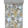 Ambesonne Floral Fitted Sheet & Pillow Sham Set, Romantic Valentine’s Day Theme Overlapping Simplistic Rose Flowers Art, Decorative Printed 3 Piece Bedding Decor Set, Calking, Pale Salmon and Blush(Pale Blue and Sand Brown)