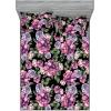 Ambesonne Floral Fitted Sheet & Pillow Sham Set, Roses Lavender Eucalyptus Watercolor Valentine’s Day Romantic Concept, Decorative Printed 2 Piece Bedding Decor Set, Twinxl, Purple Grey and Off White(Soft Pink Olive Green)