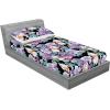 Ambesonne Floral Fitted Sheet & Pillow Sham Set, Valentine’s Day Concept Art Pastel Repetitive Roses Pattern Plot, Decorative Printed 3 Piece Bedding Decor Set, Queen, Dark Pink Blush and White(Jade Green and Ceil Blue)
