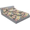 Ambesonne Floral Fitted Sheet & Pillow Sham Set, Valentine’s Day Concept Art Pastel Repetitive Roses Pattern Plot, Decorative Printed 3 Piece Bedding Decor Set, Queen, Dark Pink Blush and White(Pistachio Green and Soft Pink)