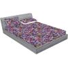 Ambesonne Floral Fitted Sheet & Pillow Sham Set, Valentine’s Day Theme Grunge Style Repetitive Rose Flowers Abstract, Decorative Printed 2 Piece Bedding Decor Set, Twinxl, Pale Fuchsia and Sepia(Pale Purple and Sage Green)