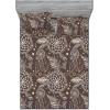 Ambesonne Floral Fitted Sheet & Pillow Sham Set, Watercolor Repeating Roses Valentine’s Day Theme Vintage Style Art, Decorative Printed 3 Piece Bedding Decor Set, Full, Dark Coral Fawn and Sepia(Dark Taupe and Sand Brown)