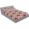 Ambesonne Floral Fitted Sheet & Pillow Sham Set, Watercolor Repeating Roses Valentine’s Day Theme Vintage Style Art, Decorative Printed 3 Piece Bedding Decor Set, Full, Dark Coral Fawn and Sepia(Dark Coral Sage Green)