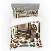 Ambesonne Floral Heart Bedding Set, Tenderness of Romantic Garden Ivy Branches and Roses Valentines Day, 3 Piece Duvet Cover Set with Sham and Fitted Sheet, Twin XL Size, Laurel Green and Pink(Umber Dark Teal Ivory)