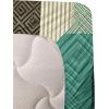 Ambesonne Floral Heart Sheet Set, Tenderness of Romantic Garden Ivy Branches and Roses Valentines Day, Fitted and Flat Sheet with Pillowcase Bedding Accent 3 Piece Set, Twin, Laurel Green and Pink(Teal Orange Multicolor)