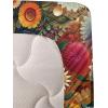 Ambesonne Floral Heart Sheet Set, Tenderness of Romantic Garden Ivy Branches and Roses Valentines Day, Fitted and Flat Sheet with Pillowcase Bedding Accent 3 Piece Set, Twin, Laurel Green and Pink(Orange Evergreen Pink)