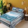 Ambesonne Floral Heart Sheet Set, Tenderness of Romantic Garden Ivy Branches and Roses Valentines Day, Fitted and Flat Sheet with Pillowcase Bedding Accent 3 Piece Set, Twin, Laurel Green and Pink(Sea Blue Coconut and Camel)