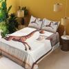 Ambesonne Floral Heart Sheet Set, Tenderness of Romantic Garden Ivy Branches and Roses Valentines Day, Fitted and Flat Sheet with Pillowcase Bedding Accent 3 Piece Set, Twin, Laurel Green and Pink(Cinnamon Off White Green)