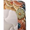 Ambesonne Floral Heart Sheet Set, Tenderness of Romantic Garden Ivy Branches and Roses Valentines Day, Fitted and Flat Sheet with Pillowcase Bedding Accent 3 Piece Set, Twin, Laurel Green and Pink(Pale Brown Petrol Blue)