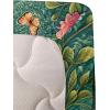 Ambesonne Floral Heart Sheet Set, Tenderness of Romantic Garden Ivy Branches and Roses Valentines Day, Fitted and Flat Sheet with Pillowcase Bedding Accent 3 Piece Set, Twin, Laurel Green and Pink(Green Blue and Pink)