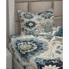 Ambesonne Floral Heart Sheet Set, Tenderness of Romantic Garden Ivy Branches and Roses Valentines Day, Fitted and Flat Sheet with Pillowcase Bedding Accent 3 Piece Set, Twin, Laurel Green and Pink(Off White Cadet Blue)