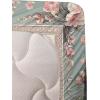 Ambesonne Floral Heart Sheet Set, Tenderness of Romantic Garden Ivy Branches and Roses Valentines Day, Fitted and Flat Sheet with Pillowcase Bedding Accent 3 Piece Set, Twin, Laurel Green and Pink(Pale Pink Pale Cadet Blue)