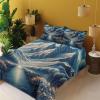 Ambesonne Floral Heart Sheet Set, Tenderness of Romantic Garden Ivy Branches and Roses Valentines Day, Fitted and Flat Sheet with Pillowcase Bedding Accent 3 Piece Set, Twin, Laurel Green and Pink(Night Blue and Coconut)