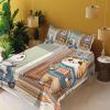 Ambesonne Floral Heart Sheet Set, Tenderness of Romantic Garden Ivy Branches and Roses Valentines Day, Fitted and Flat Sheet with Pillowcase Bedding Accent 3 Piece Set, Twin, Laurel Green and Pink(Pale Green and Multicolor)