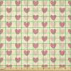 Ambesonne Romantic Fabric by The Yard, Soft Colored Hearts in Love Valentines Day Repetitive Pattern, Stretch Knit Fabric for Clothing Sewing and Arts Crafts, 3 Yards, Pale Yellow Pale Pink(Pale Yellow Pale Pink)