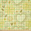 Ambesonne Yellow Fabric by The Yard, Childish Doodle Style Composition with Hearts and Flowers Romantic Valentines Day, Stretch Knit Fabric for Clothing Sewing and Arts Crafts, 5 Yards, Multicolor(Multicolor)