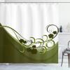 Ambesonne Cactus Shower Curtain, Cacti Spikes Flowers Birds Cartoon Style Vintage Like Colored Art, Cloth Fabric Bathroom Decor Set with Hooks, 69″ W x 84″ L, Green and Blue(Green White)
