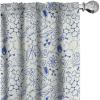 Ambesonne Cartoon 2 Panel Curtain Set, Science Chemistry Geometry Math Nerd Geek and Genius Themed Design Art, Window Treatment Living Room Bedroom Decor, Pair of – 28″ x 84″, Blue and Ivory