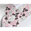 Ambesonne Floral Bed Runner Set, Rose Flowers and Leaves Pattern Vintage Valentine Romantic Ornament, Decorative Bedding Scarf and 2 Pillow Shams for Hotels Homes, King, Pastel Pink Hunter Green(Charcoal Grey Rose White)