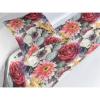 Ambesonne Floral Bed Runner Set, Rose Flowers and Leaves Pattern Vintage Valentine Romantic Ornament, Decorative Bedding Scarf and 2 Pillow Shams for Hotels Homes, King, Pastel Pink Hunter Green(Dark Coral Sage Green)