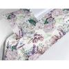 Pale Mauve White and Green