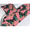 Pastel Pink Forest Green