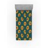 Ambesonne Floral Fitted Sheet, Roses Lavender Eucalyptus Watercolor Valentine’s Day Romantic Concept, Decorative Soft Fabric Bedding All-Round Elastic Pocket, Full Size, Purple Grey and Off White(Orange Teal Brown)