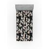 Ambesonne Floral Fitted Sheet, Roses Lavender Eucalyptus Watercolor Valentine’s Day Romantic Concept, Decorative Soft Fabric Bedding All-Round Elastic Pocket, Full Size, Purple Grey and Off White(Pastel Pink Pale Green)