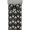 Ambesonne Floral Fitted Sheet & Pillow Sham Set, Watercolor Repeating Roses Valentine’s Day Theme Vintage Style Art, Decorative Printed 3 Piece Bedding Decor Set, Full, Dark Coral Fawn and Sepia(Pastel Brown Cream Grey)