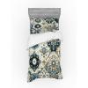 Off White Cadet Blue