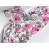 Pale Fuchsia Grey and White