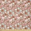 Ambesonne Love Fabric by The Yard, Colorful Little Hearts Valentine Pattern Amour Flirt Love Theme, Stretch Knit Fabric for Clothing Sewing and Arts Crafts, 5 Yards, Pale Blue Pale Pink(Pale Blue Pale Pink)