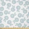 Ambesonne Scandinavian Fabric by The Yard, Apples with Heart Motifs Monochrome Fruit Motifs Valentines Day Theme, Stretch Knit Fabric for Clothing Sewing and Arts Crafts, 5 Yards, Pale Blue and White(Pale Blue and White)