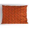 Burnt Orange Charcoal Grey and White