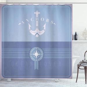 Ambesonne Cactus Shower Curtain, Cacti Spikes Flowers Birds Cartoon Style Vintage Like Colored Art, Cloth Fabric Bathroom Decor Set with Hooks, 69″ W x 84″ L, Green and Blue(Dark Ceil)