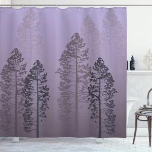 Ambesonne Cactus Shower Curtain, Cacti Spikes Flowers Birds Cartoon Style Vintage Like Colored Art, Cloth Fabric Bathroom Decor Set with Hooks, 69″ W x 84″ L, Green and Blue(Pale Lavender)