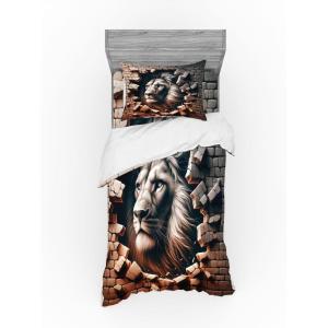 Ambesonne Floral Heart Bedding Set, Tenderness of Romantic Garden Ivy Branches and Roses Valentines Day, 3 Piece Duvet Cover Set with Sham and Fitted Sheet, Twin XL Size, Laurel Green and Pink(Ginger Coconut)