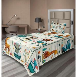 Ambesonne Floral Heart Sheet Set, Tenderness of Romantic Garden Ivy Branches and Roses Valentines Day, Fitted and Flat Sheet with Pillowcase Bedding Accent 3 Piece Set, Twin, Laurel Green and Pink(Teal Burnt Orange Ivory)